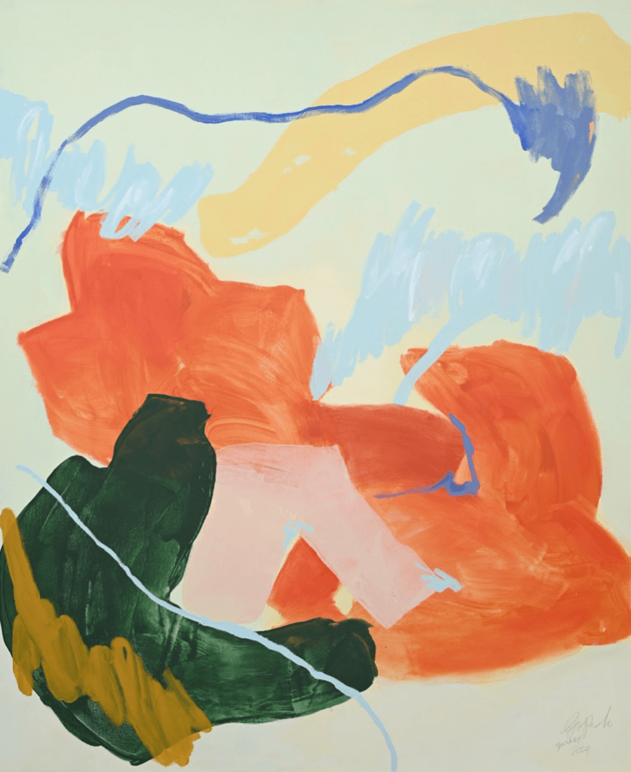 TOP LEFT: “Study for Null_Body and Portrait#003” by Yukita Hashimoto (from YOD TOKYO & Editions Gallery). TOP RIGHT: “Graffiti Tales” by Ela Andal (from M Gallery Manila). BOTTOM LEFT: “The Keeper” by Gabby Prado (from Galerie Stephanie). BOTTOM RIGHT: “Sunday Gang” by Marilou Solano (from Village Art Gallery).