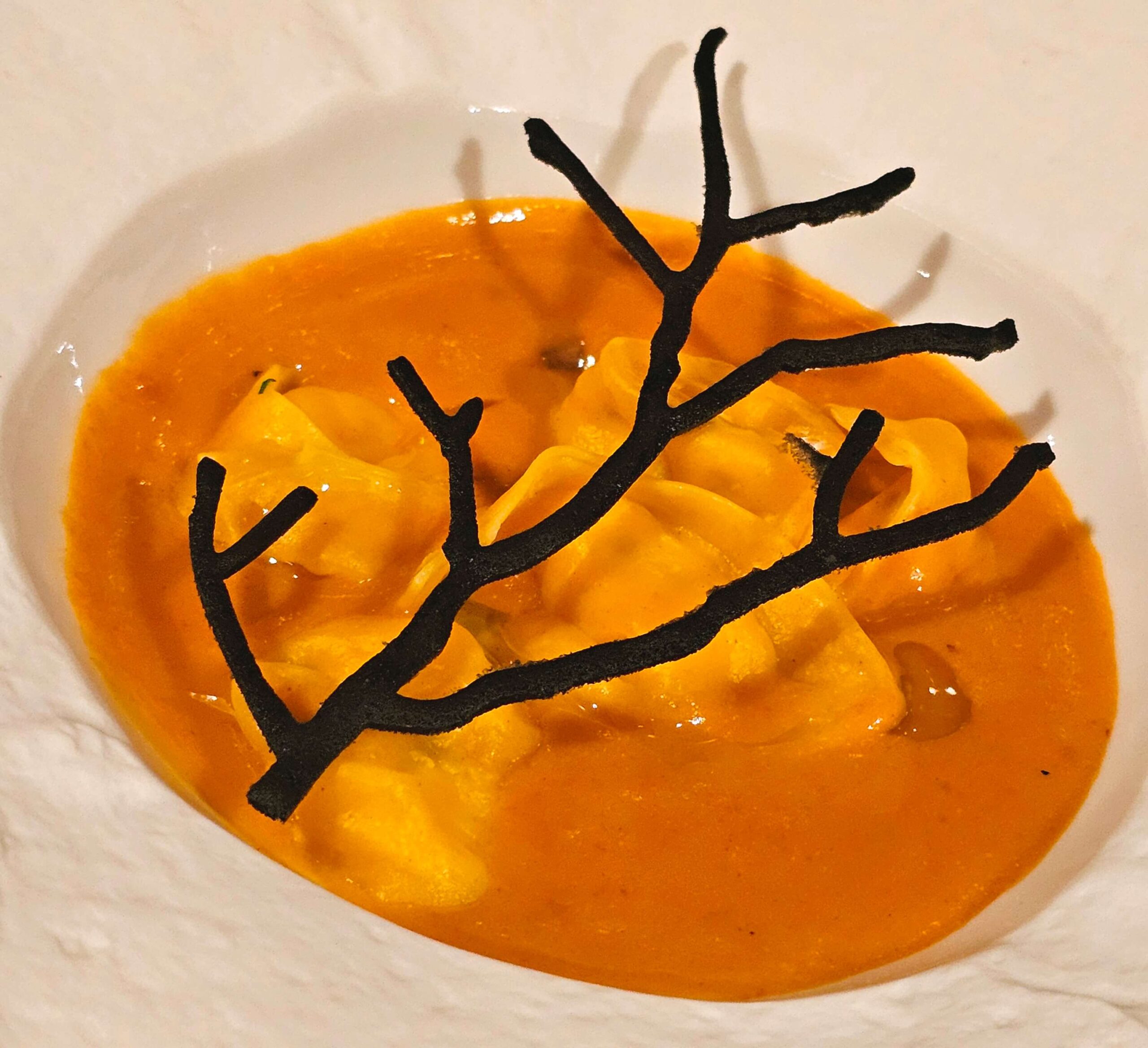 LEFT: Lobster Tortellini; RIGHT: Shimo Artful Striploin