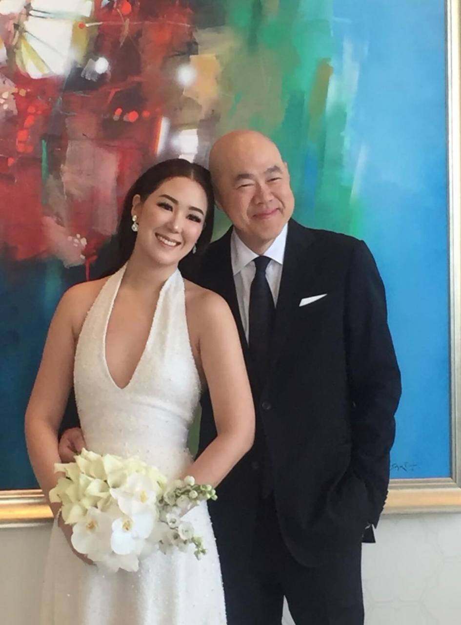 Patty Ang and her father, Felix Ang