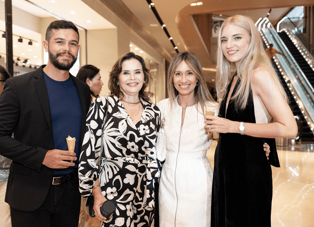 Ernie Miranda, Lesty Miranda, Anastasia Kosheleva, and Iuliia Miranda