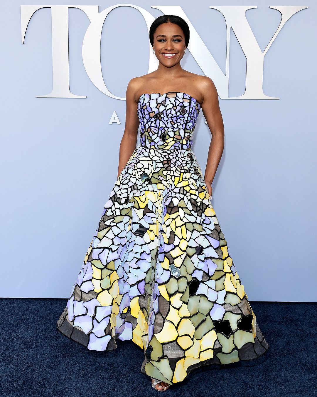 Ariana DeBose wearing Oscar de la Renta at the Tonys