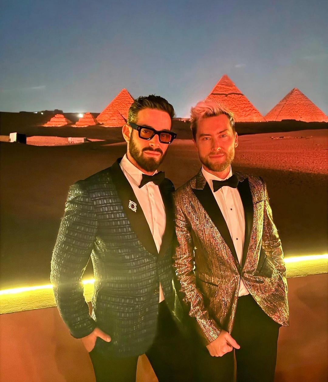 Lance Bass and Michael Turchin started off as friends before pursuing each other