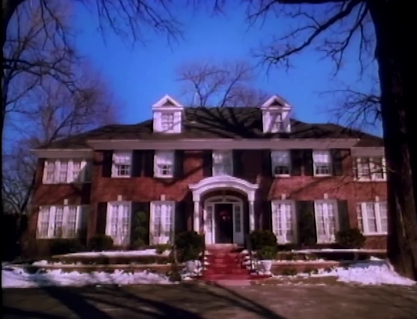 The Home Alone house from the trailer