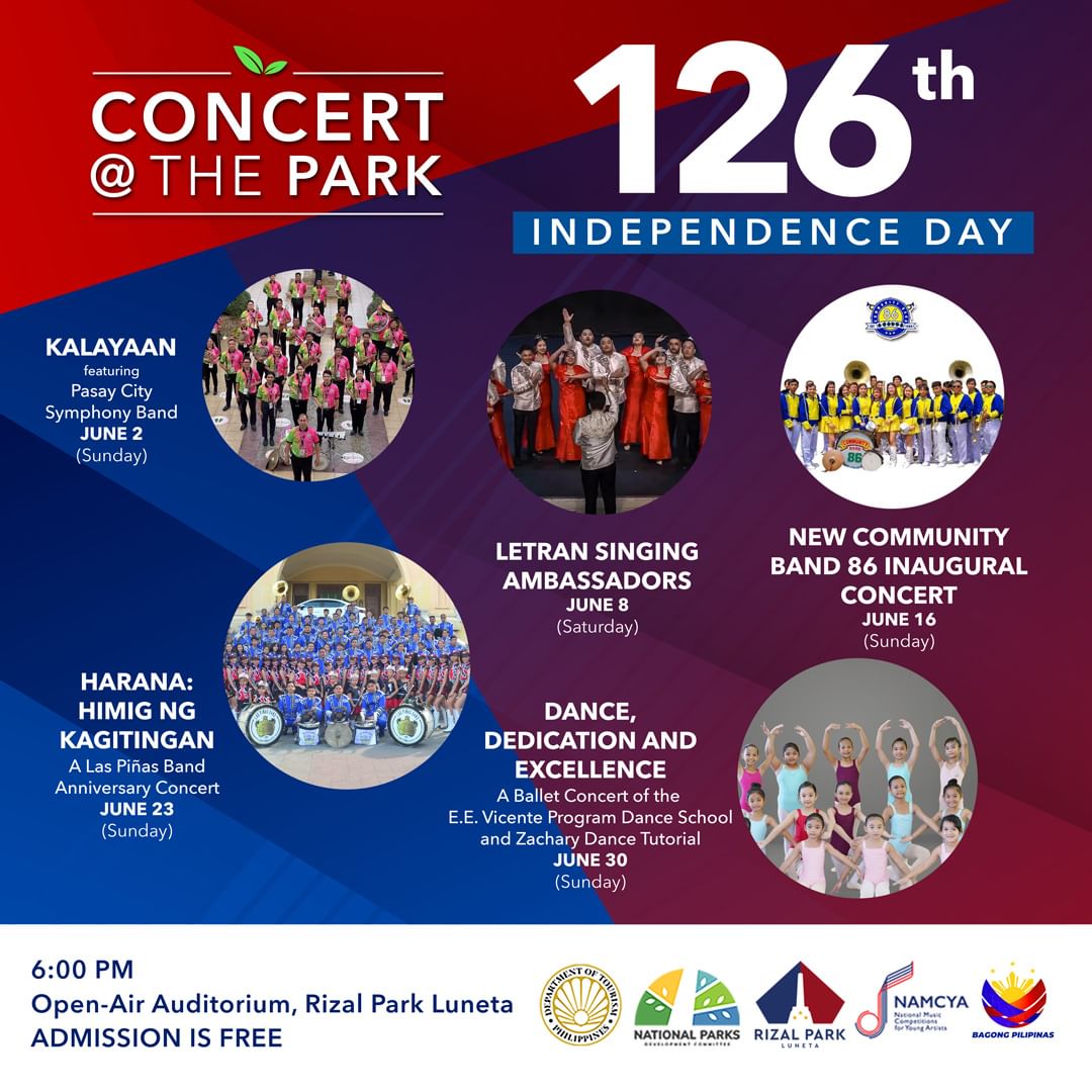 The list of performers to catch in the National Parks Development Committee’s Concert At The Park
