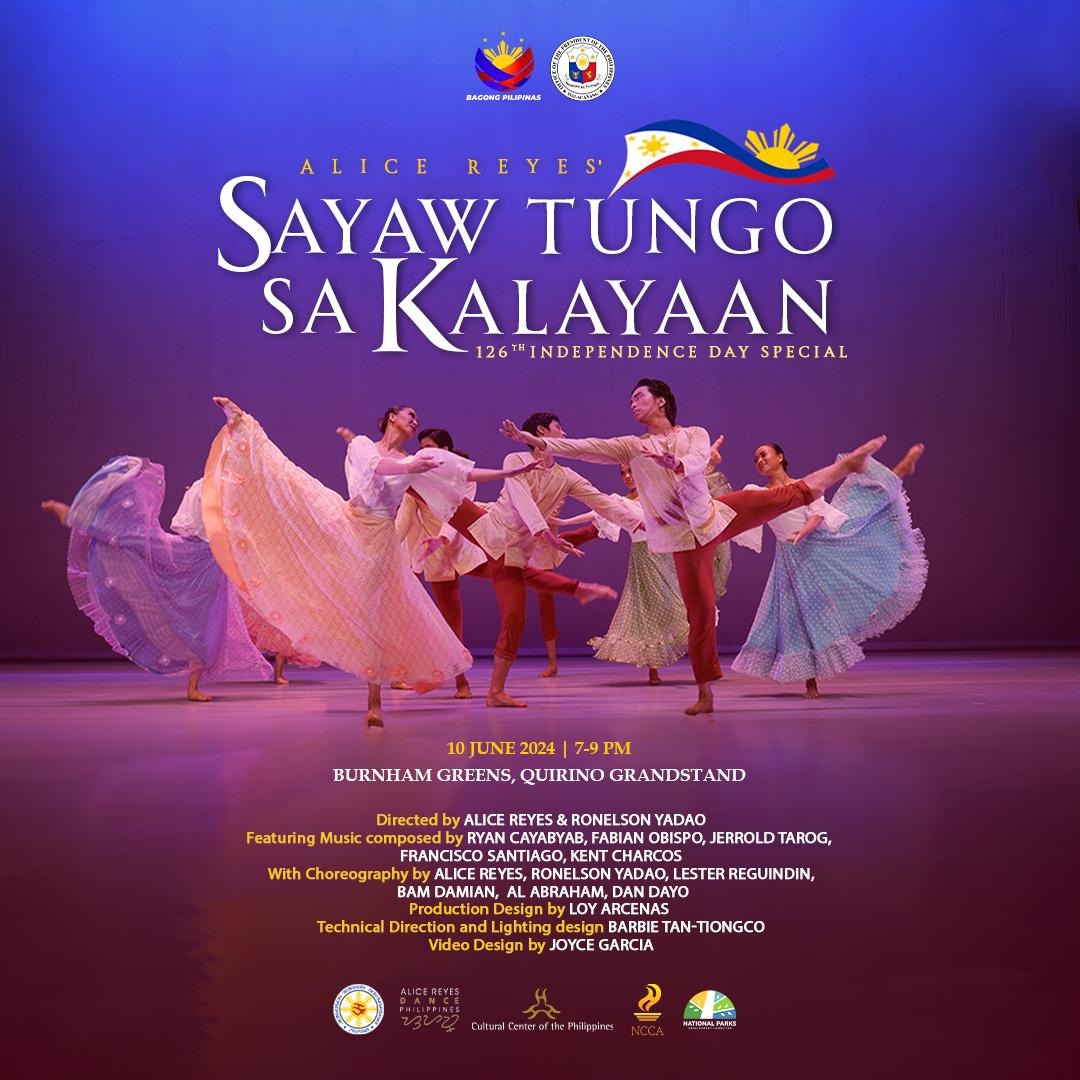 “Sayaw Tungo Sa Kalayaan” will highlight talented dancers under National Artist for Dance Alice Reyes’ direction