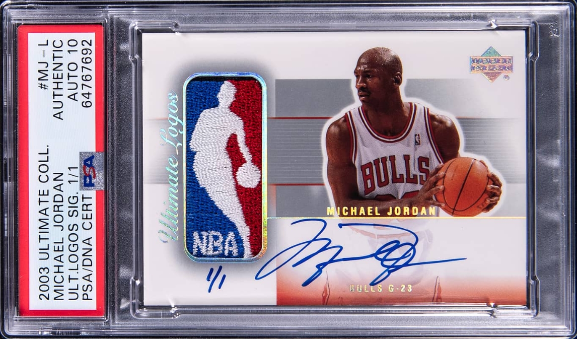 Michael Jordan Logoman card