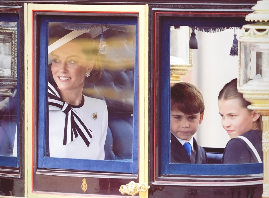 The Royal Family rode a carriage to Buckingham Palace