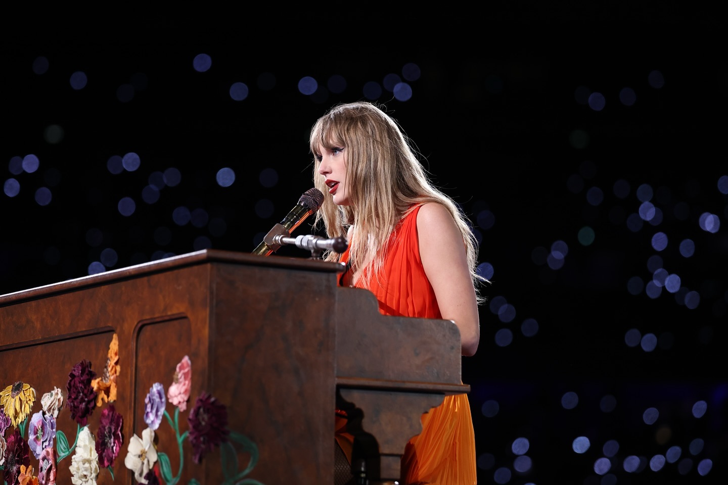 Taylor Swift celebrated the 100th show of the Eras Tour in Liverpool, England