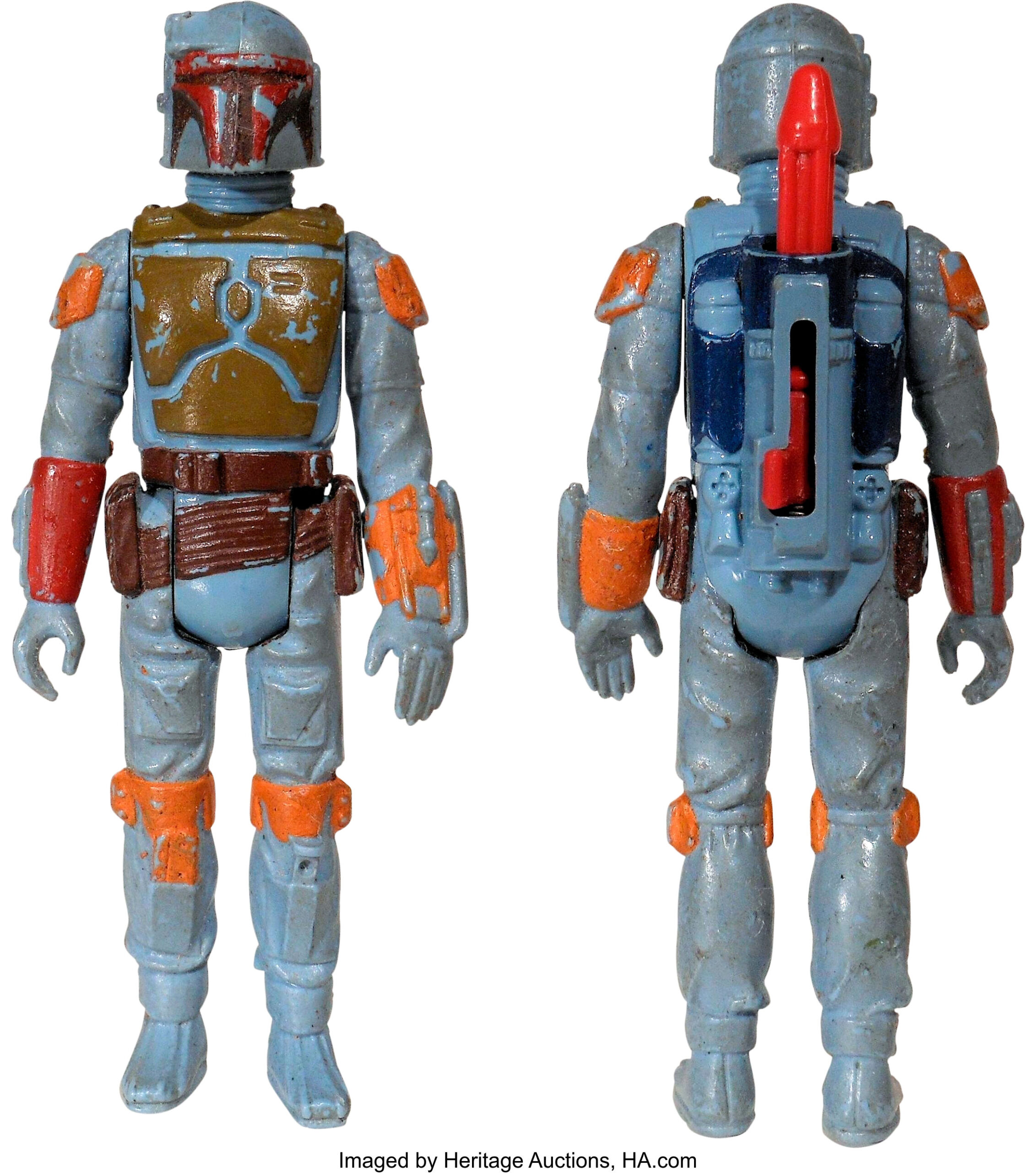 The “Star Wars” action figure of Boba Fett sold for more than half a million dollars