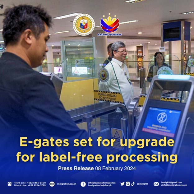 E-gates at NAIA airport