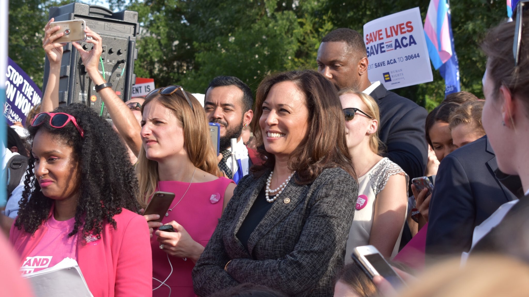 Kamala Harris at rally