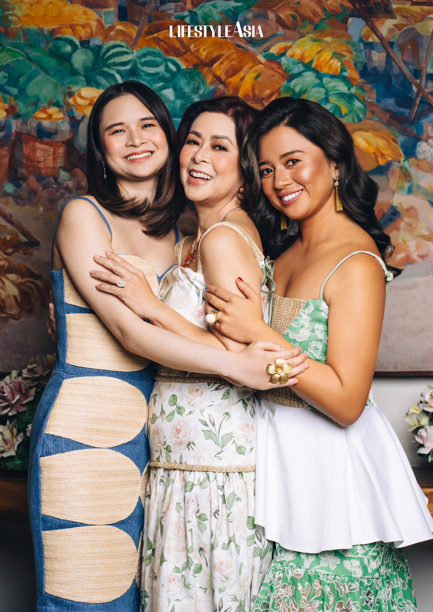 Athena, Tessa and Jordan, all wearing ROSANNA OCAMPO and JUL B. DIZON Jewelery.