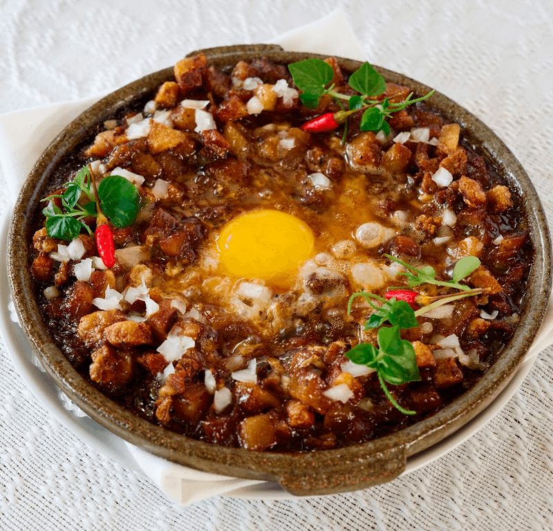 LEFT: Sinigang; RIGHT: Sisig.