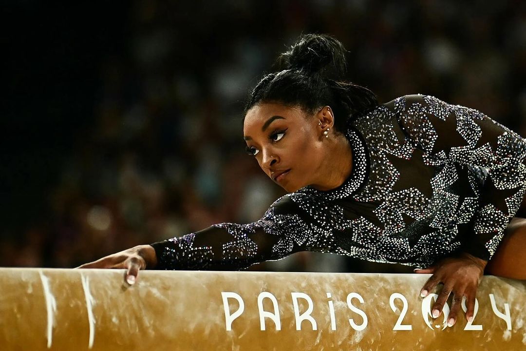 Simone Biles at the Paris Olympics