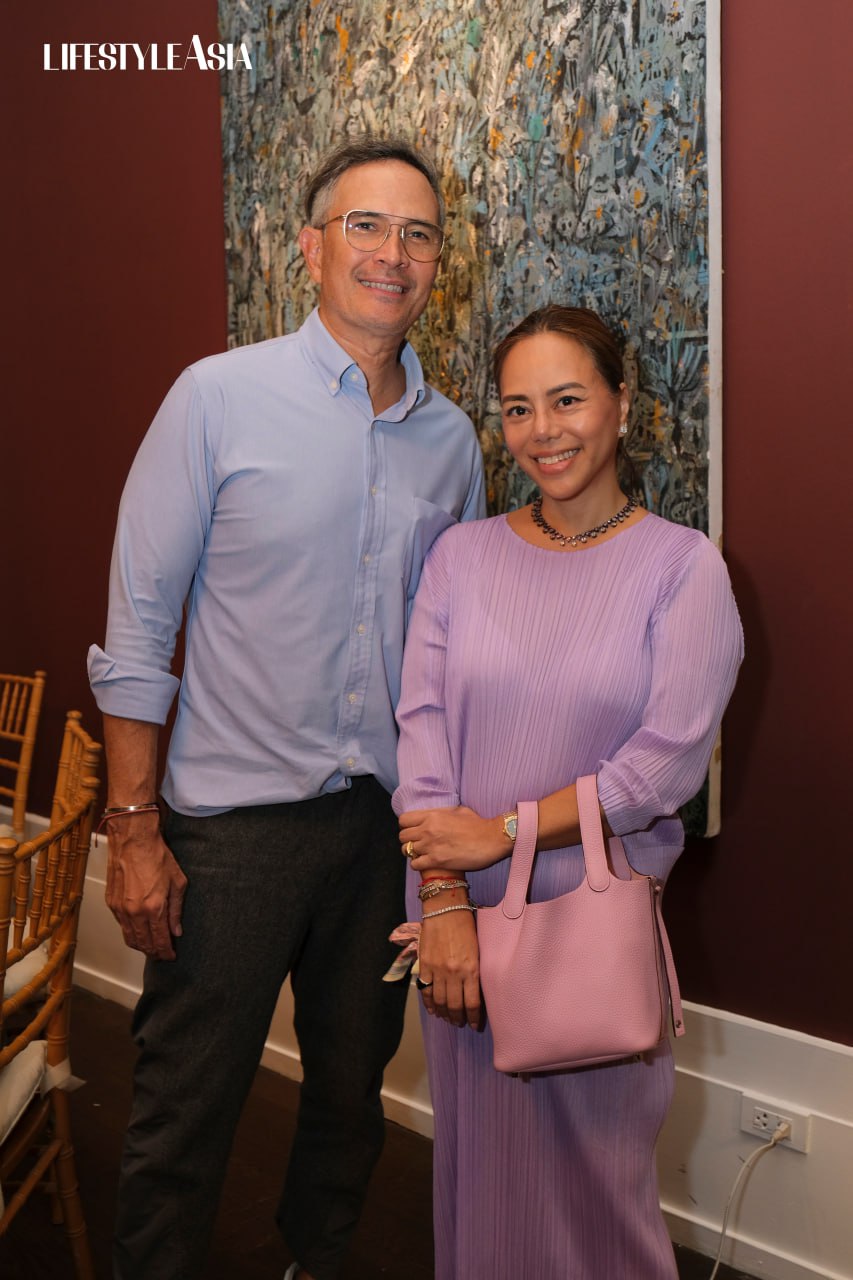 RIGHT: CJ and Lucille Dizon; LEFT: Walter McCaffrey and Janina Dizon