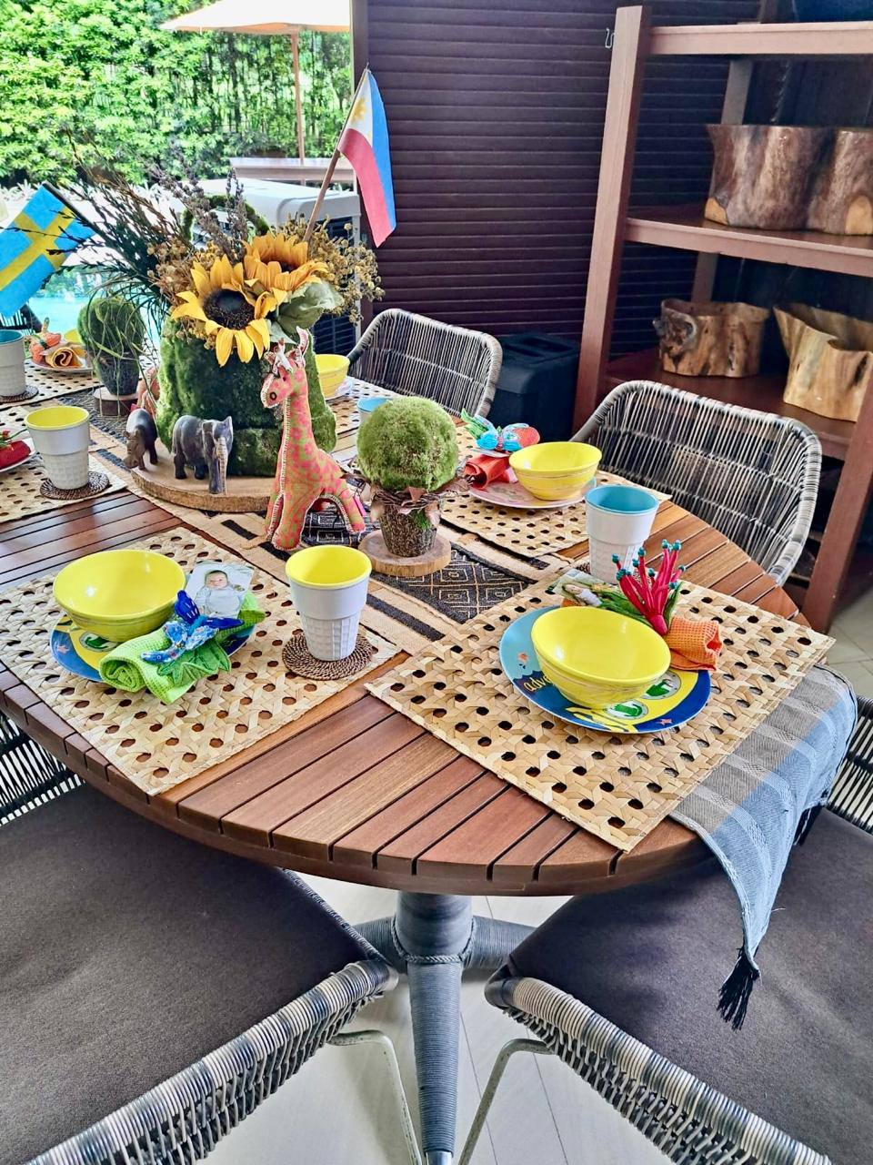 Nena Tantoco's tablescape
