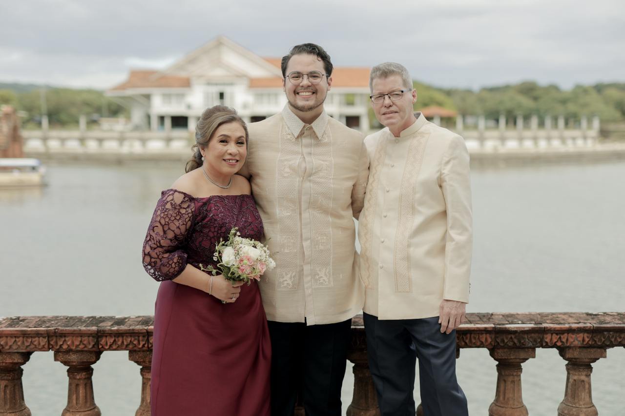The groom’s family