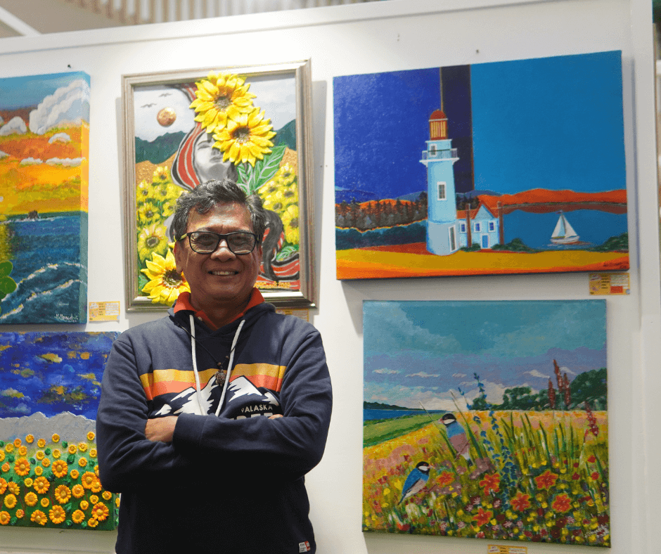 Meet some of the featured artists at SM Art Market. TOP (L-R): Albert Hagad, Carlo Ed Paang, Carmen Jean Villanueva. BOTTOM (L-R): Edria Sevilla, George Rosales, Mia Kyla Sta. Maria.