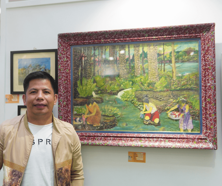 Meet some of the featured artists at SM Art Market. TOP (L-R): Albert Hagad, Carlo Ed Paang, Carmen Jean Villanueva. BOTTOM (L-R): Edria Sevilla, George Rosales, Mia Kyla Sta. Maria.