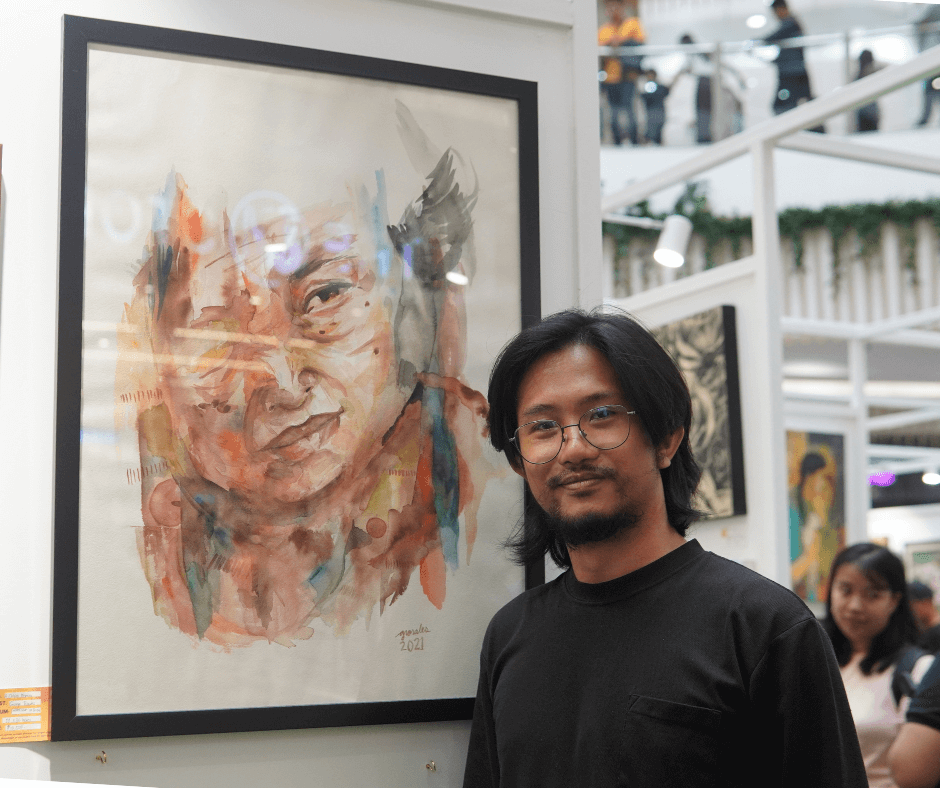 Meet some of the featured artists at SM Art Market. TOP (L-R): Albert Hagad, Carlo Ed Paang, Carmen Jean Villanueva. BOTTOM (L-R): Edria Sevilla, George Rosales, Mia Kyla Sta. Maria.