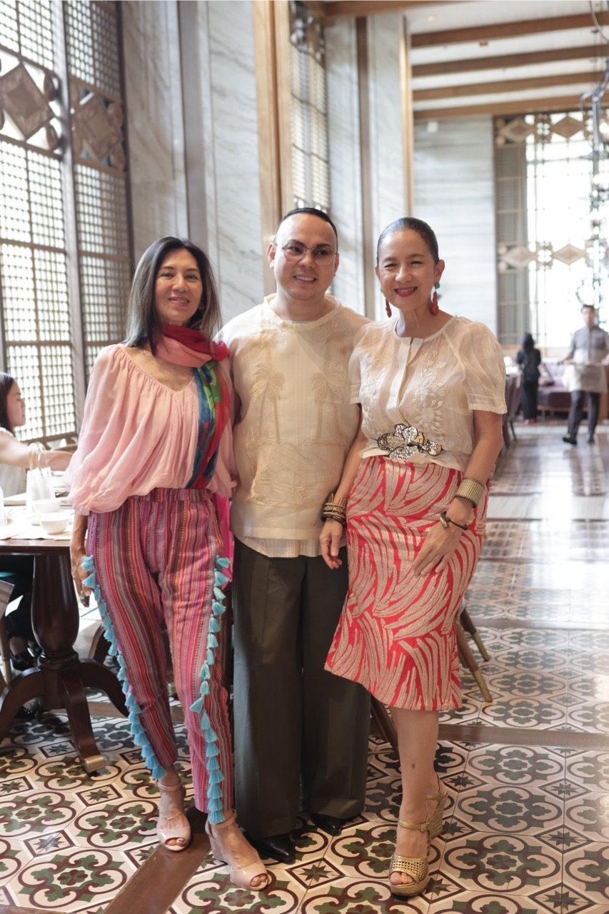 Jor-el Espina with Lulu Tan Gan and the author 