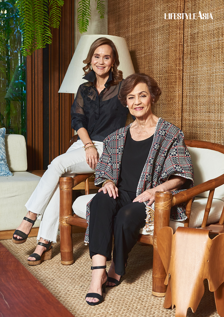 Bambi Mañosa-Tanjutco with mother Denise Mañosa