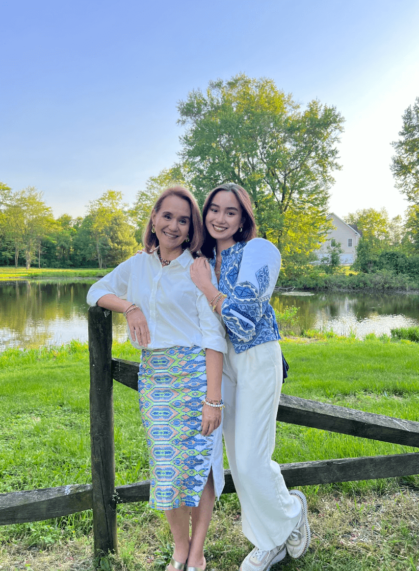 Bambi Mañosa-Tanjutco with daughter Bella Tanjutco