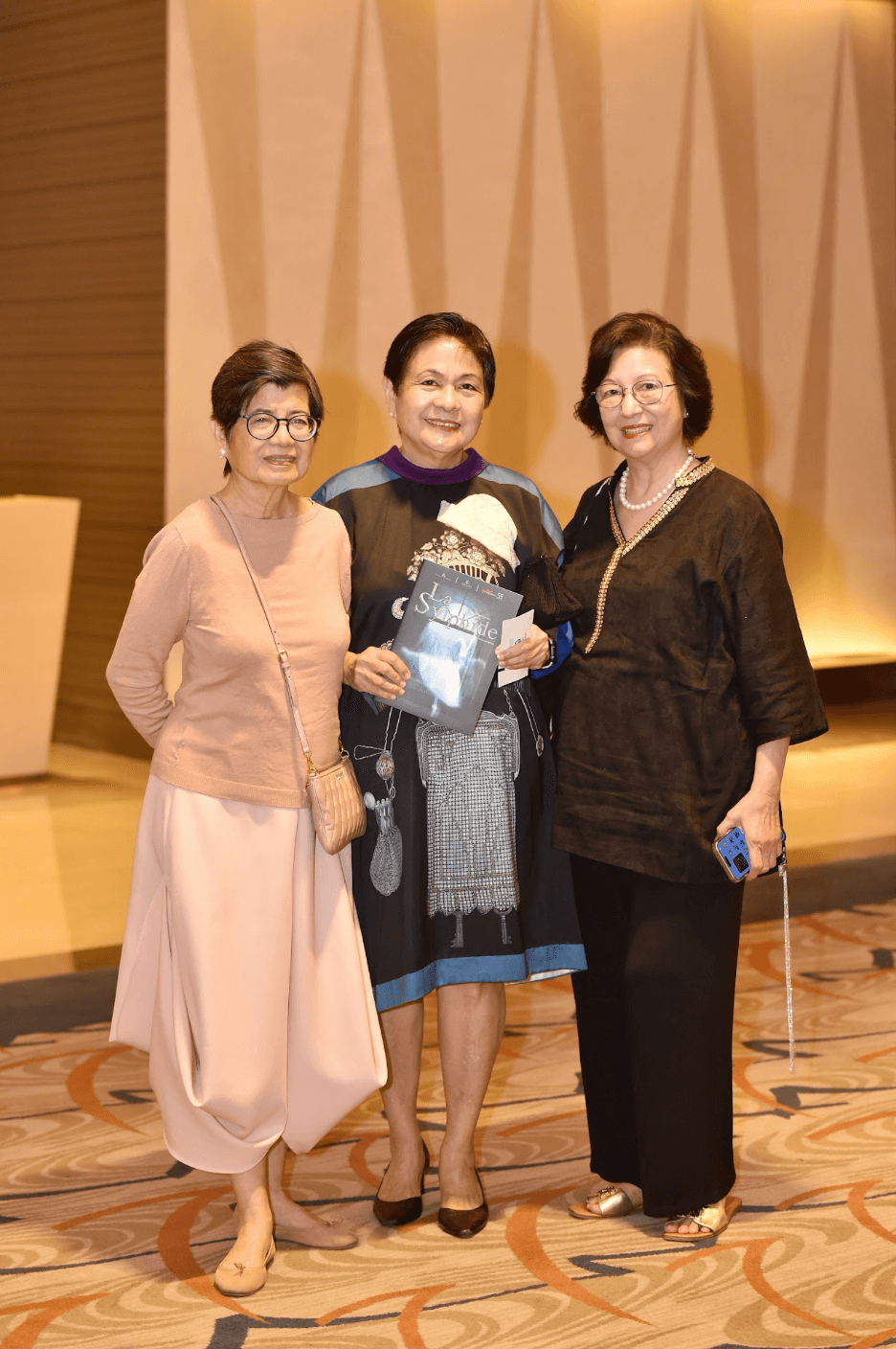 TOP TO BOTTOM, L-R: Ballet Philippines artistic director Mikhail Martynyuk with wife, Eleonora Martynyuk. EU Ambassador to the Philippines H.E. Luc Véron and Madame Nicole Weissman Veron. Tony Boy Cojuangco and Maymay Liechtenstein, chairman and president of Ballet Philippines respectively. Wito Quimson, Sandy Lamb Moran, and Cynthia Nakpil. Joy and Joel Rustia. Cheche Lazaro, Nina Yuson, and Sylvia Lichauco.