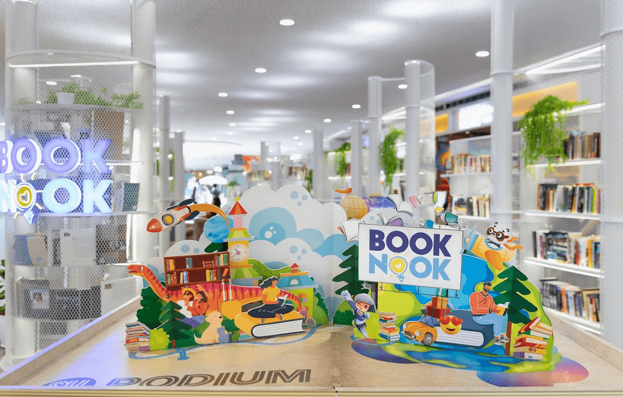 The Book Nook is a community-centric space where stories come alive