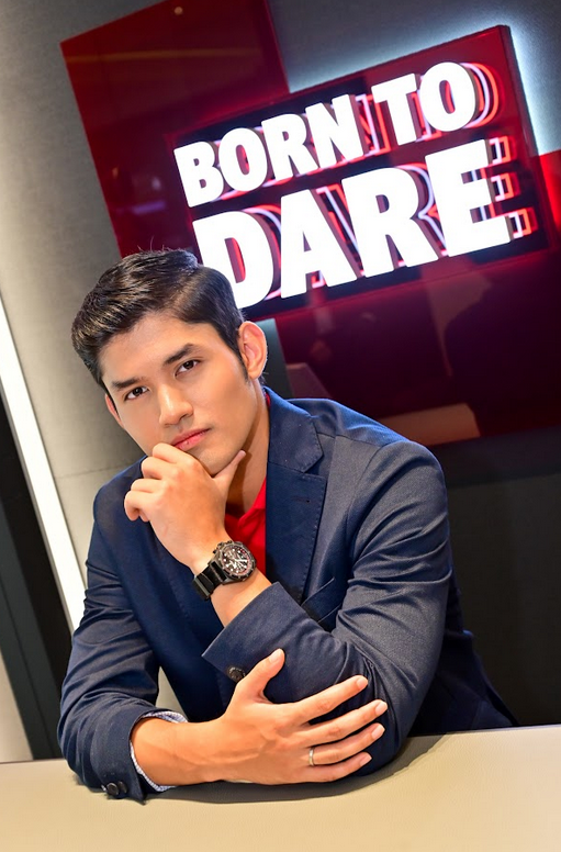 LEFT: Grae Fernandez wearing the new Tudor Pelagos FXD Chrono Cycling Edition. RIGHT: Grae Fernandez with the new Tudor Black Bay 41. 