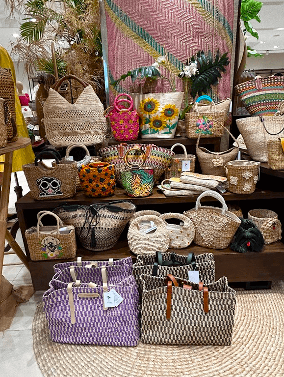 L-R, TOP TO BOTTOM: RCB Crafts; Jim Weaver; Casa Juan; Cachet Collection.