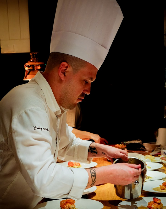 RIGHT: Admiral Hotel Manila's Executive Sous Chef Loic Brun.