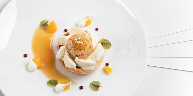 Meals at the Air France "La Première" first class cabin