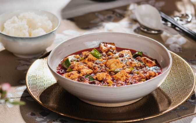 LEFT: Chen’s Mapo Doufu. RIGHT: Chen’s Original Spicy Dry Noodle.
