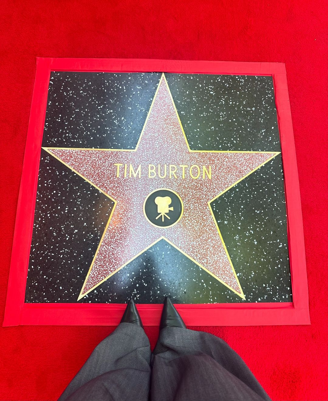 Tim Burton's star on the Hollywood Walk of Fame