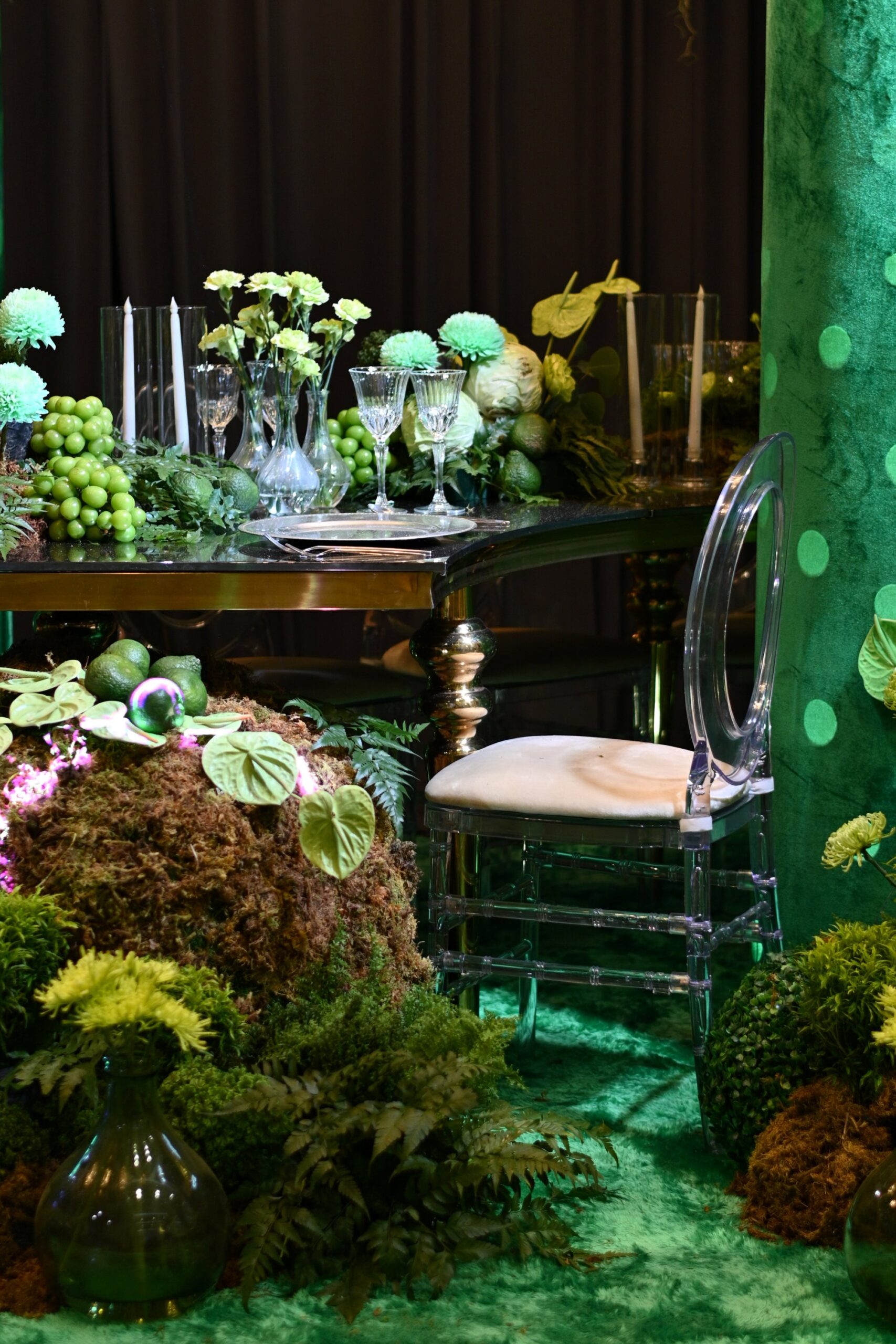 Teddy Manuel's setup at Let's Celebrate! A Grand Events Expo