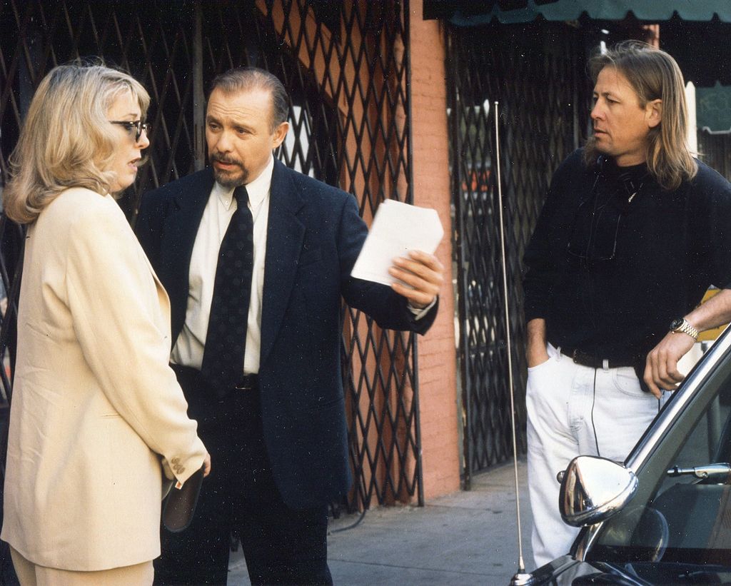 Teri Garr and Hector Elizondo on the set of Perfect Alibi with director Kevin Meyer