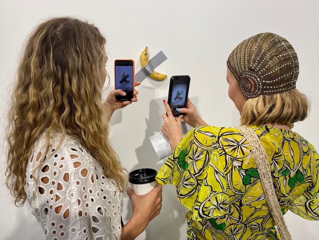 Visitors at the 2019 Art Basel Miami