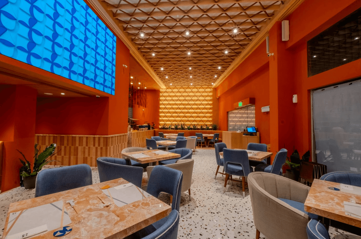 Inside the new Kazu Café
