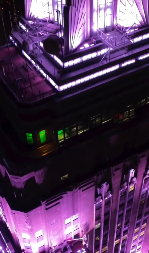 The Empire State Building is a vision in pink for the Victoria's Secret Fashion Show 2024