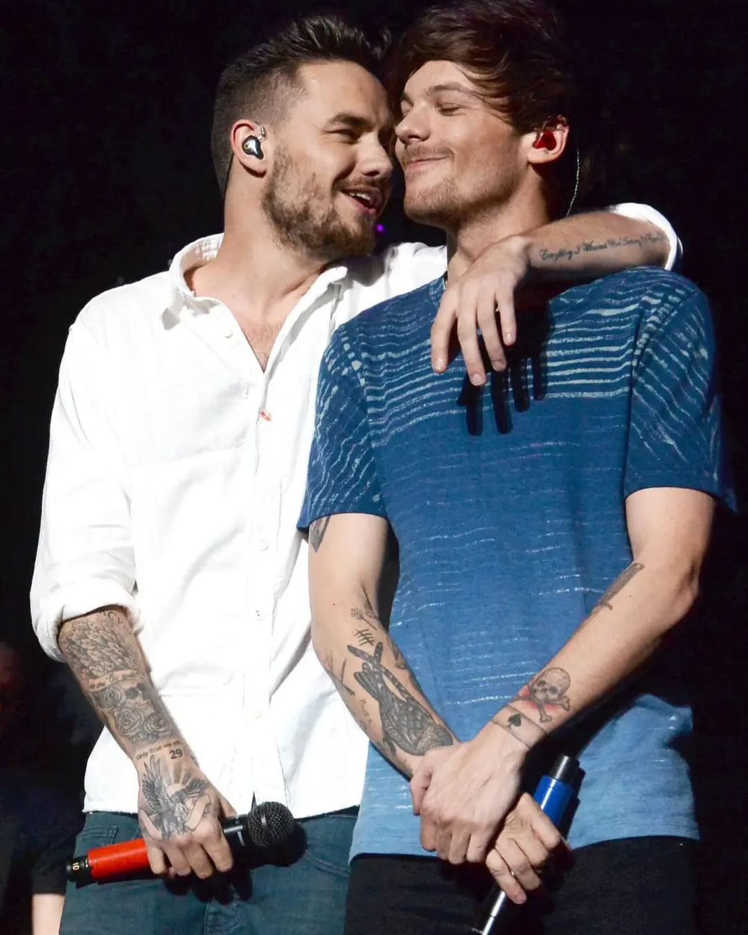 Liam Payne and Louis Tomlinson