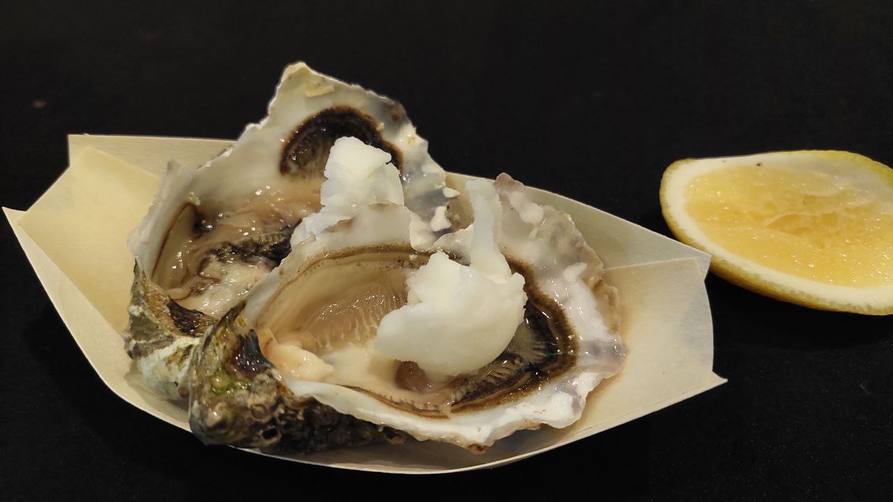An array of mindfully-produced seafood dishes from some of Metro Manila's finest hotels and culinary institutions awaited guests at the Philippine Sustainability Movement Dinner. In the pictures: fresh Irish Gallagher oysters with lemon sorbet from Sheraton; The Uncertainty (Mangrove red snapper cured with smoked citrus salt, apple, crab fat aioli, seaweed caviar, and pumpkin brittle) from The Westin Manila; Yarra Valley Salmon Roe Caviar; SeaTrace Tasmanian Atlantic Salmon sashimi; Pan-Seared Murray Cod with Tiger Prawn Coral Cream and Chalaca Salad from Shangri-La EDSA; and Scorched Giant Squid with Curry Cream Sauce and Squid Ink Crisp from the Manila Marriott