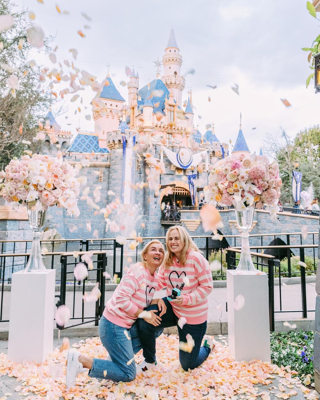 Rebel Wilson and Ramona Agruma get engaged in Disneyland