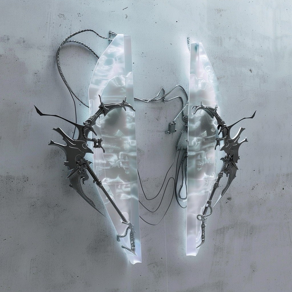 "prototype 0037DLC 2025.1" by 00 Zhang; "Puncak Bukit Sentuh Awan" (The Top of the Hill Touches the Clouds) by Erizal As; "self-contained 009.1' - still 01" by Entangled Others