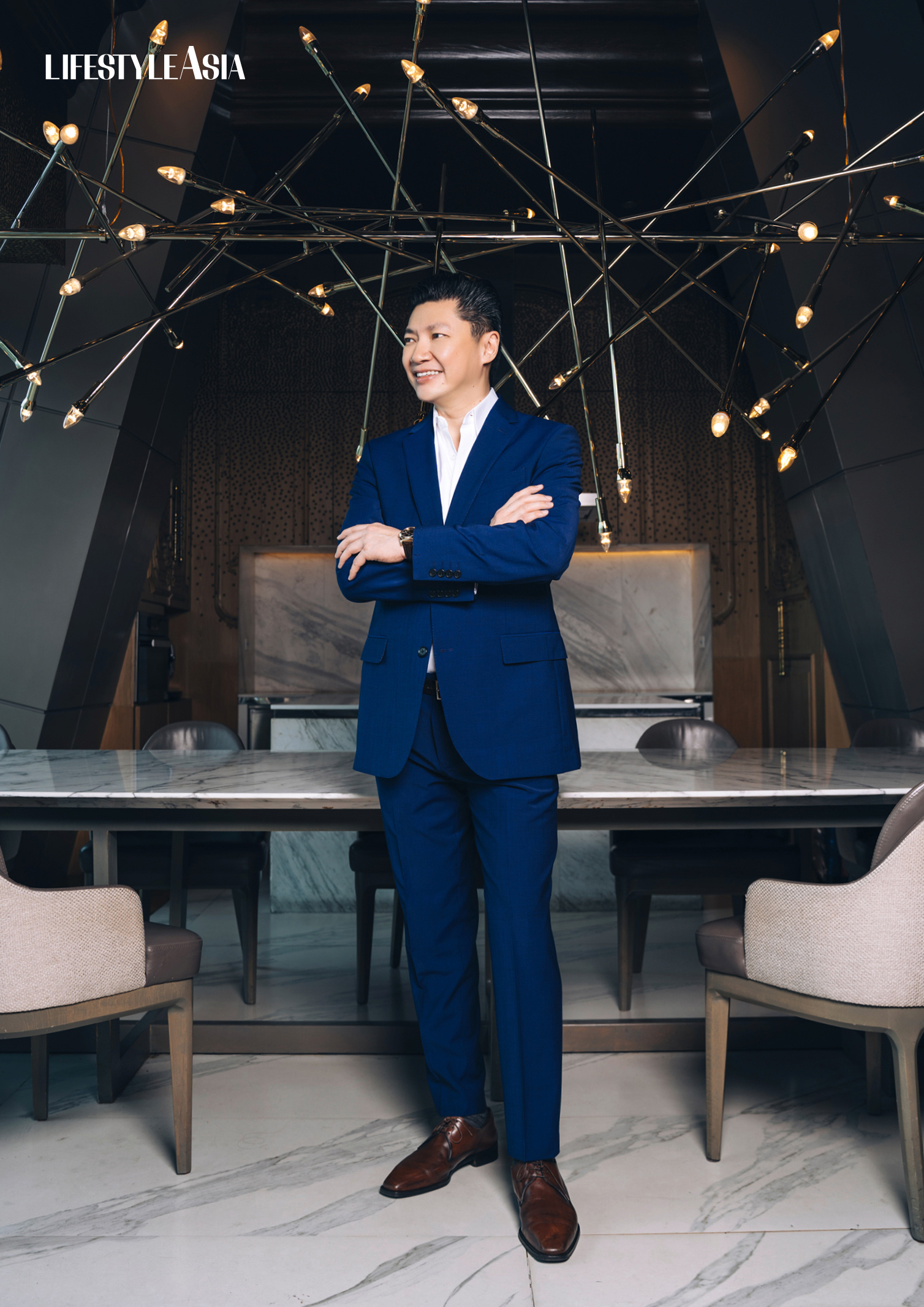 A steadfast commitment to innovation, service, and exceptional quality is what sets GAOC apart from the rest (Blazer and pants from MARKS & SPENCER)