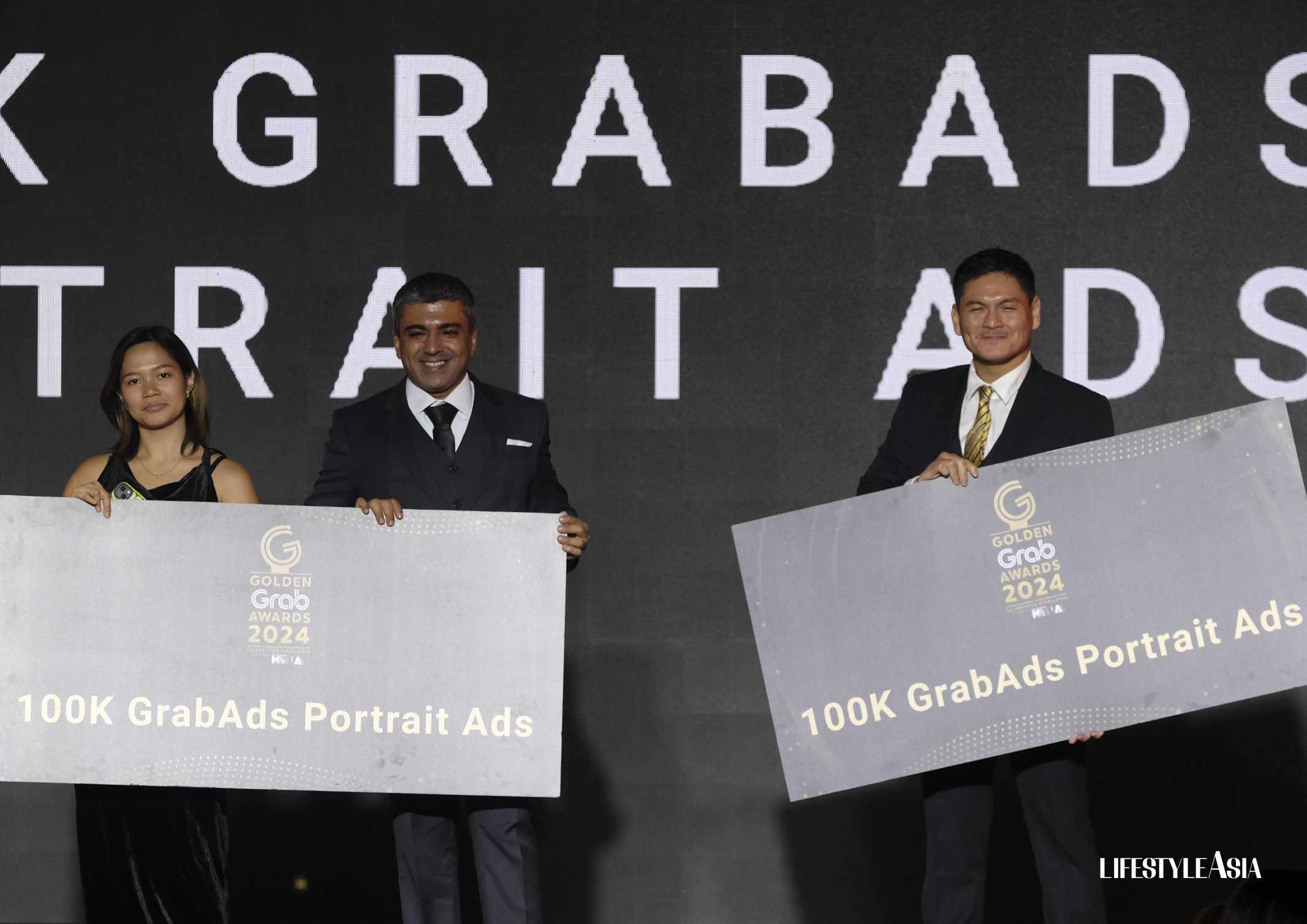 Grand raffles included PHP 100,000 to 500,000 worth of GrabAds Portrait Ads funding