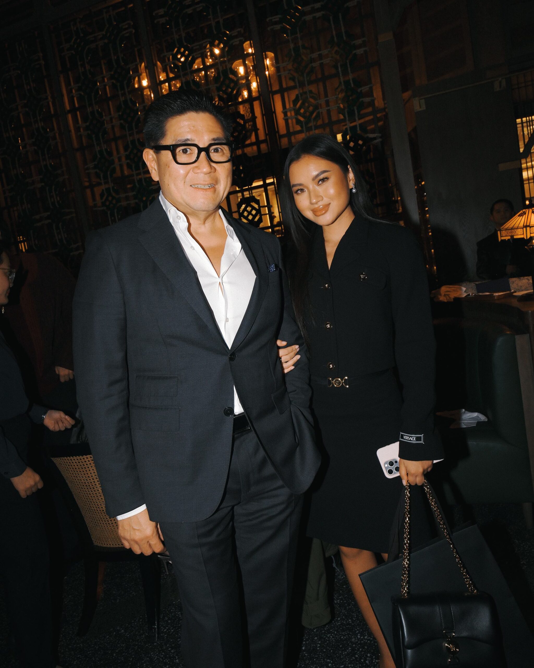 Anton Huang with daughter Nikki at the recent opening of four luxury boutiques under SSI Group, Inc. at The Mall | NUSTAR in Cebu
