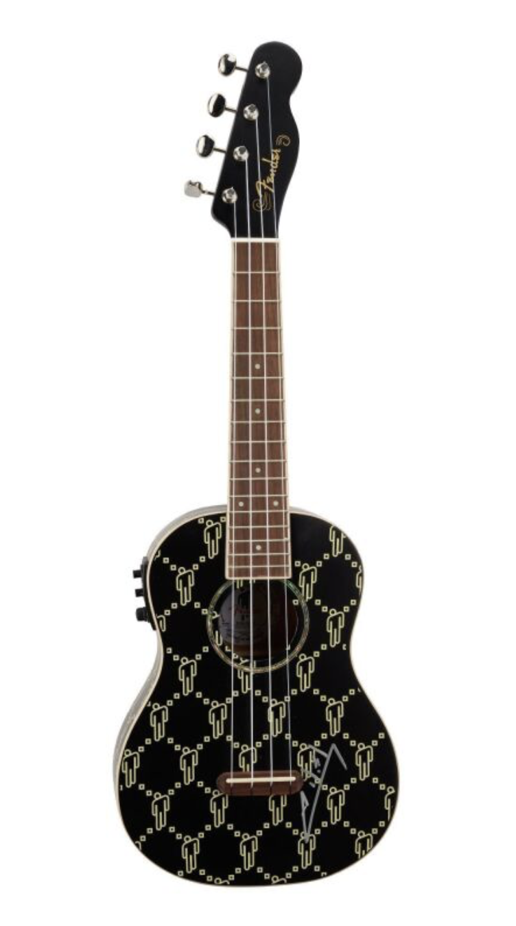 Billie Eilish’s signed Fender Billie Eilish Signature Ukelele ‘Played, Worn, and Torn II’ Auction