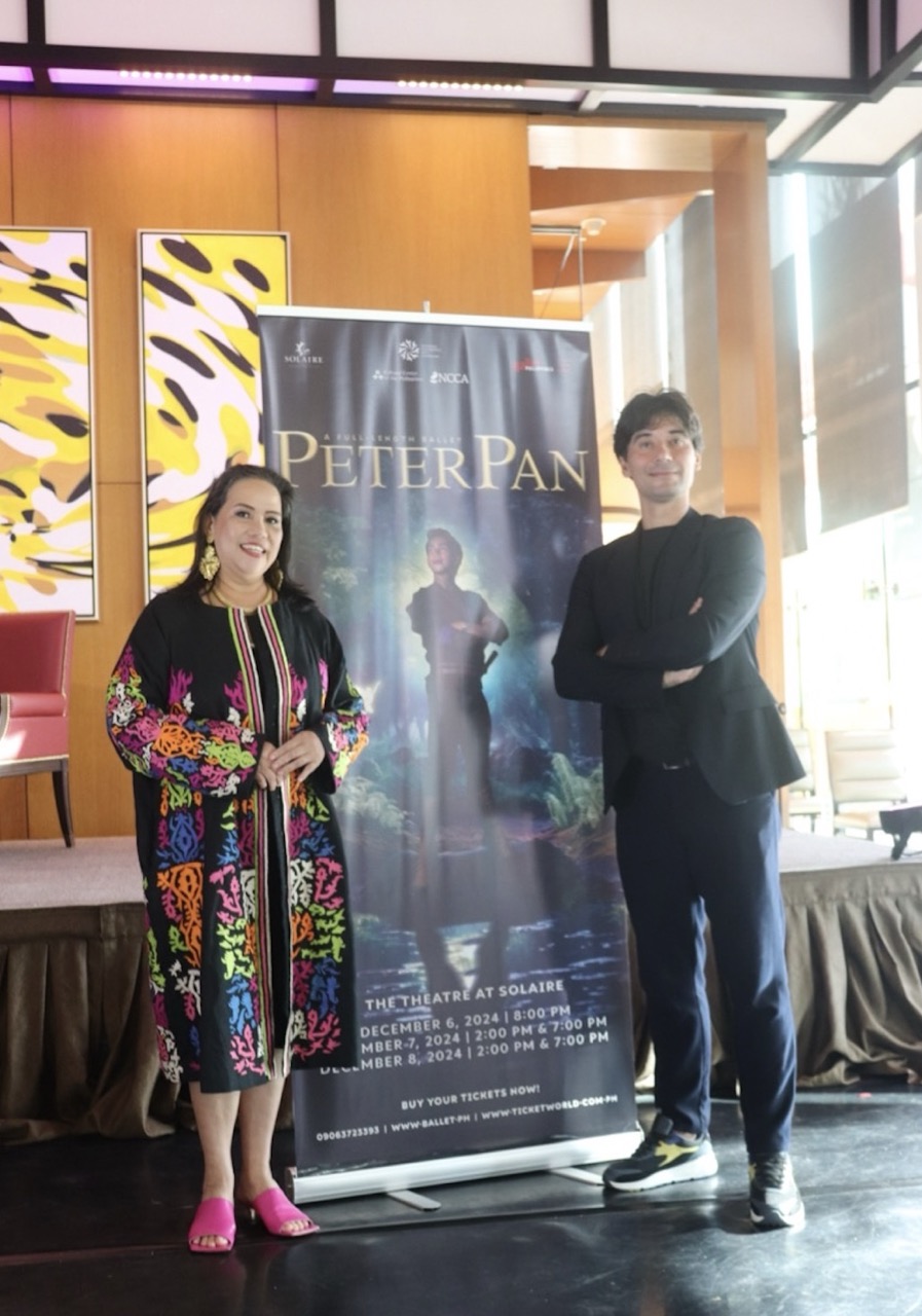 Ballet Philippines president Kathleen Liechtenstein and artistic director Mikhail ‘Misha’ Martynyuk, leading the way in bringing a fresh and enchanting take on Peter Pan