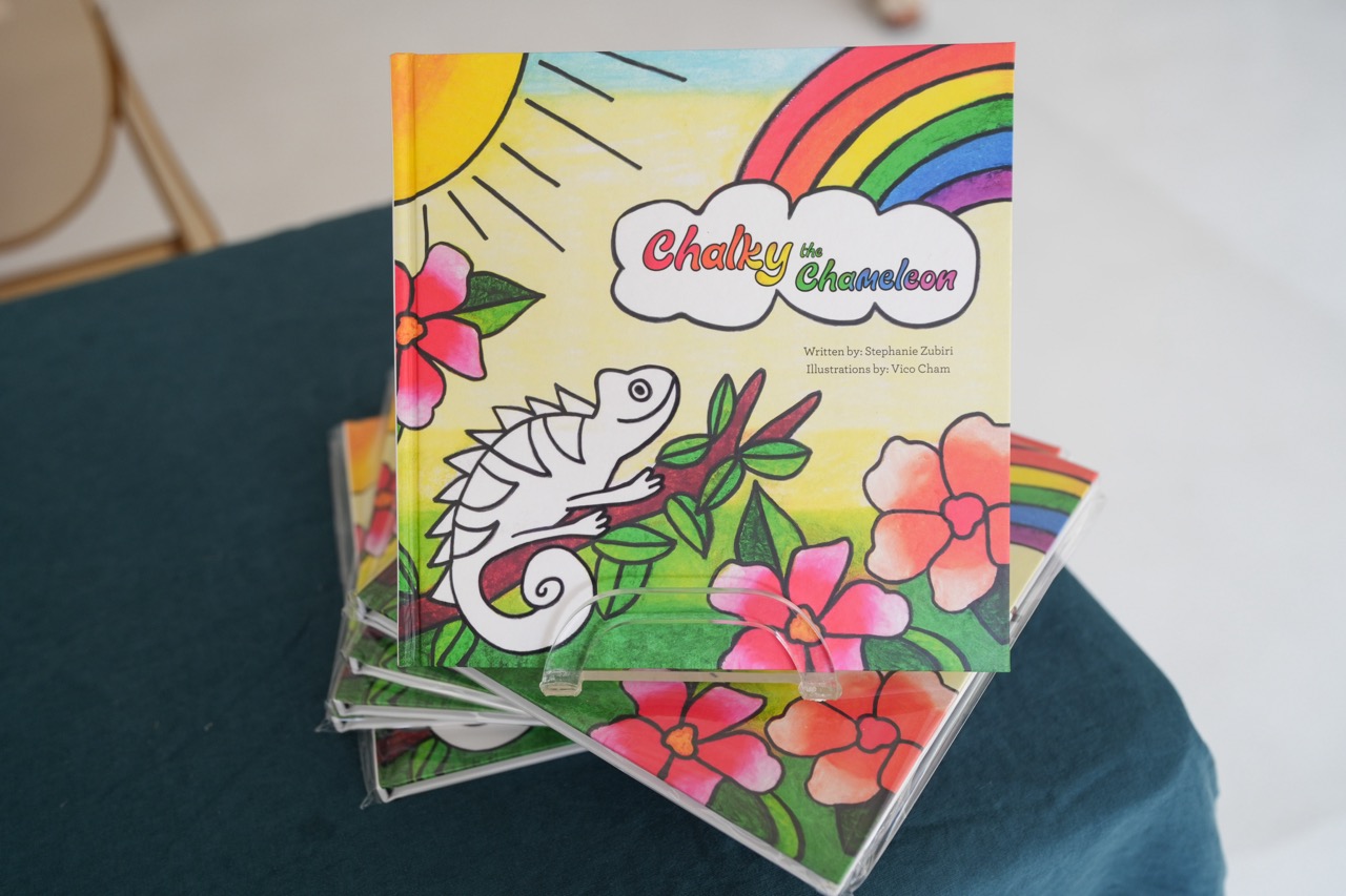 Copies of "Chalky the Chameleon"